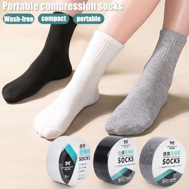 Disposable Travel Socks for Men Women Washable Compression Socks