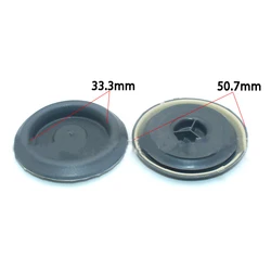 Dustproof Tire Floor Plugs - Durable Protection Pack of 2 (Gray)