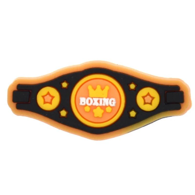 Vibrant Red Boxing Shoe Charms