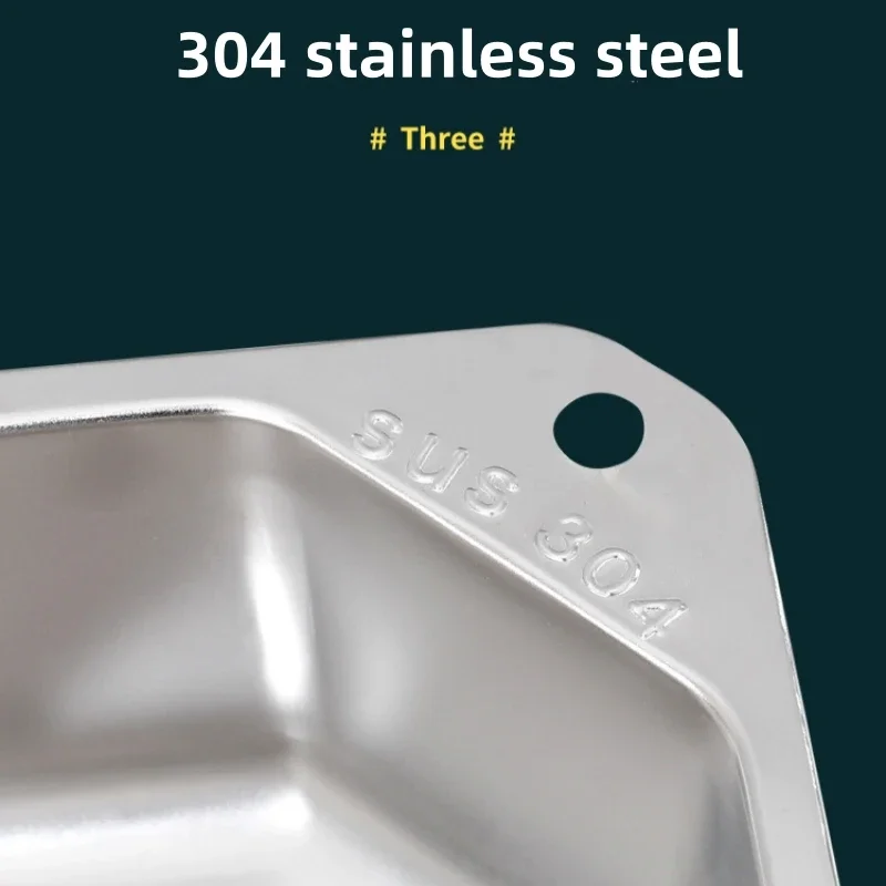 Stainless Steel Triangle Drain Basket Kitchen Sink Filter Shelf Fruit Vegetable Drainer Storage Rack Basket Bar with Suction Cup