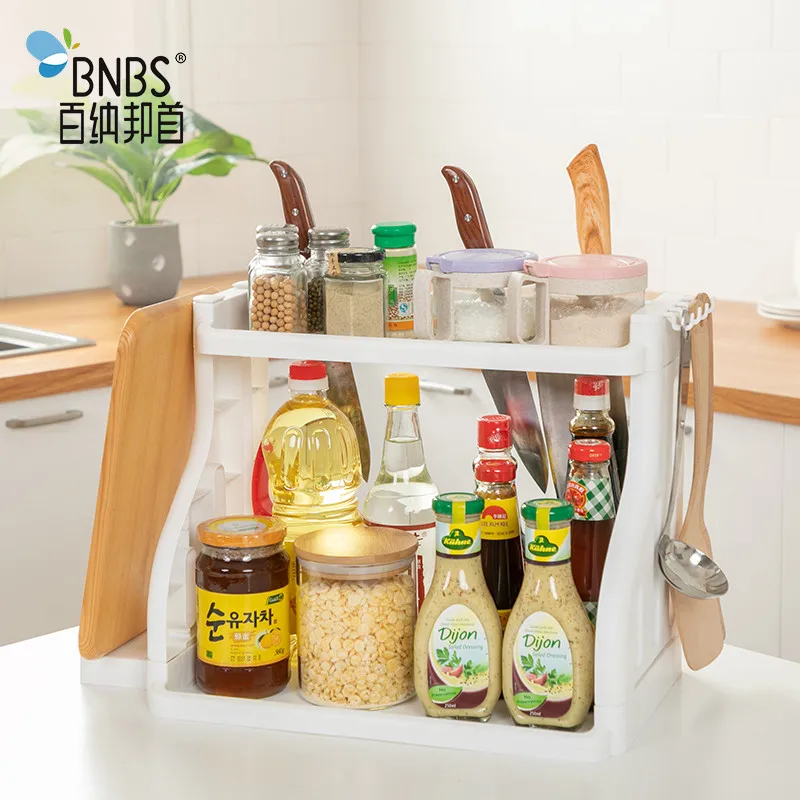 다용도 플라스틱 주방 칼꽂이 랙 젓가락통 배수형 벽걸이 수납 선반 조합 칼꽂이