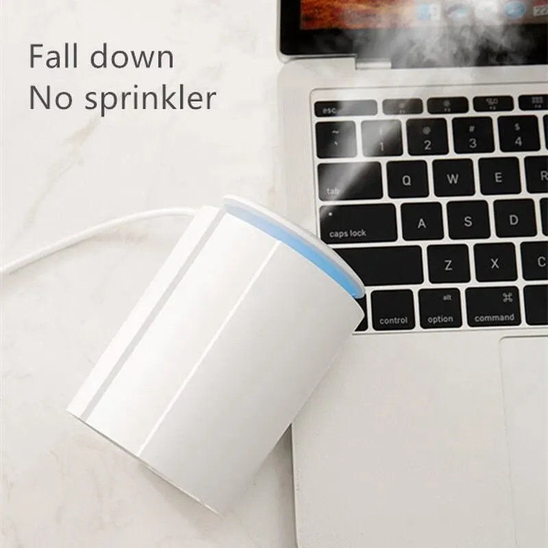 260ML Ultrasonic Mini Air Humidifier Essential Oil Diffuser for Home Car USB Fogger Mist Maker with LED Night Lamp