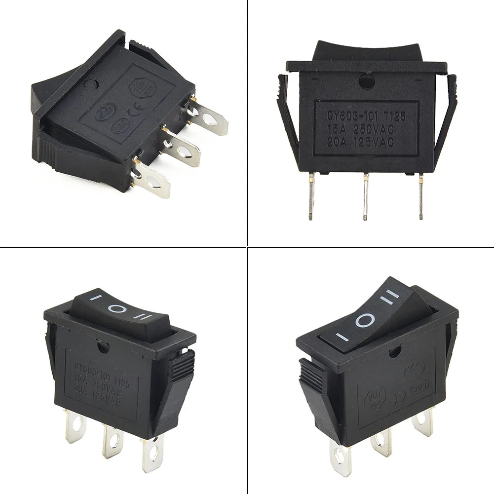 

Brand New Durable High Quality Replacement Rocker Switches Rectangle SPDT KCD3-101/3P On-Off-On 12V 16A 250VAC