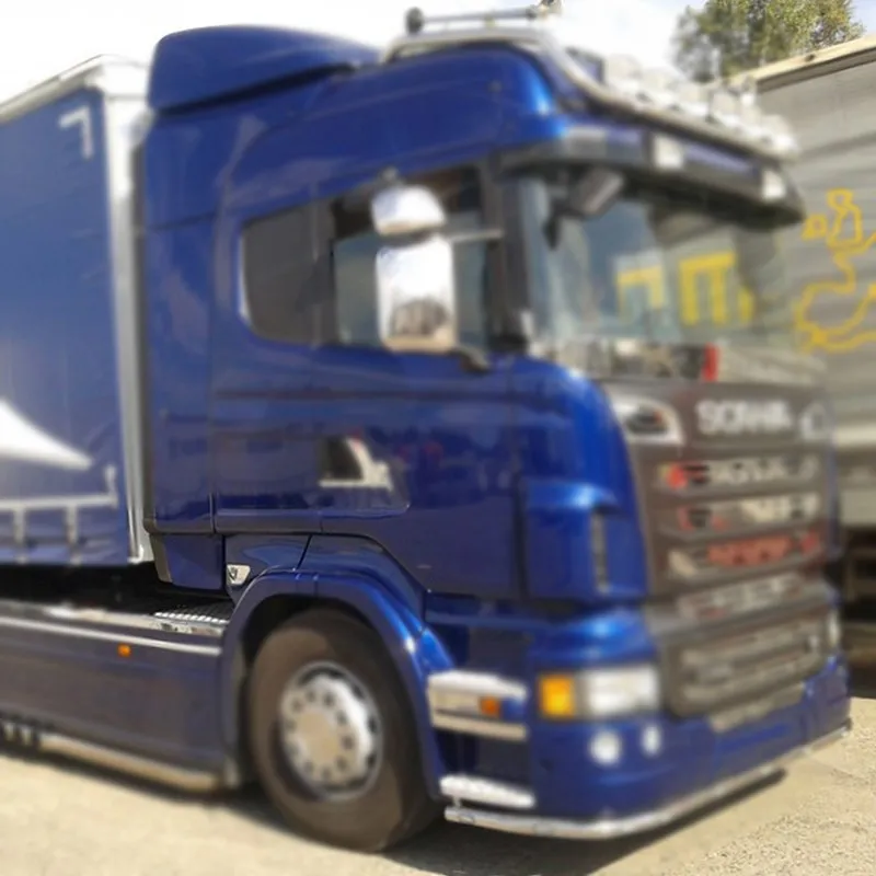 Scania 1998-2016 Cappuccio Compatibile Sc Logo V8 - Wn Inox Wnsc150