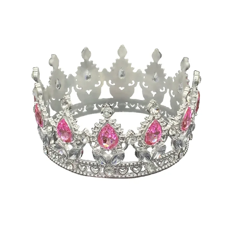 Baroque Crystal Tiaras Crowns Rhinestone Prom Diadem Headband Crown Bridal Wedding Hair Accessories Jewelry Crown Tiara Gift