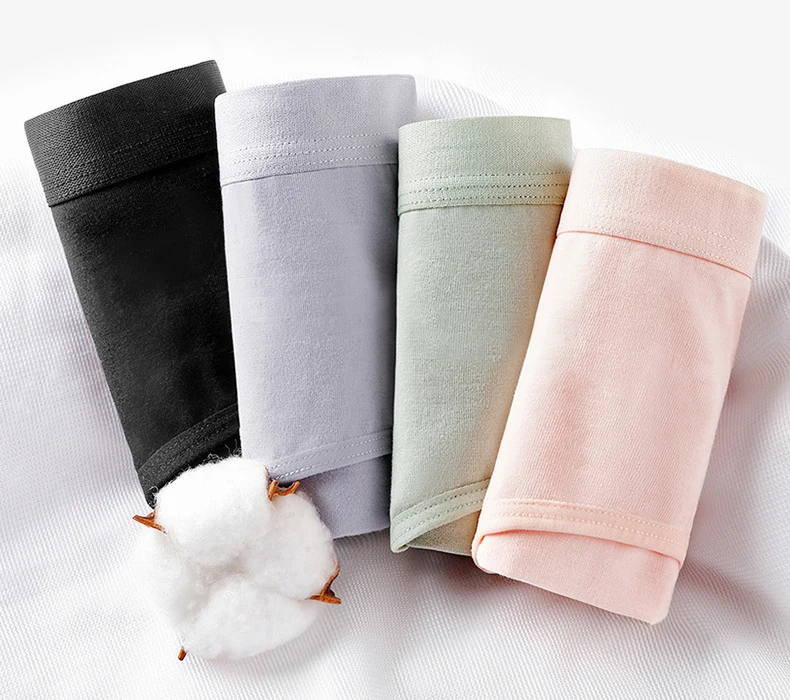 3 Teile/satz Frauen Höschen Baumwolle Mid-taille Unterwäsche Nahtlose Unterhosen Mädchen Slip Weibliche Atmungsaktive Antibakterielle Sexy Dessous – Detail 1