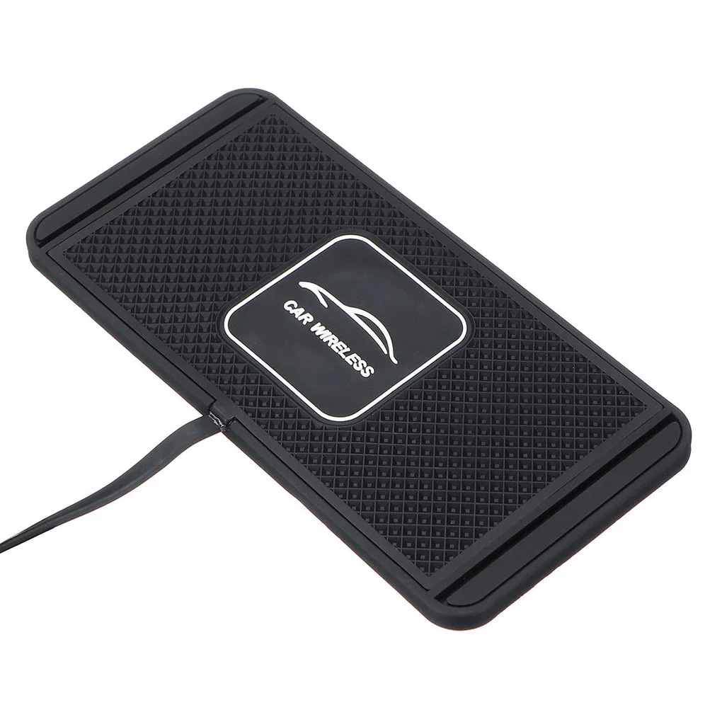 

C1 Car Wireless Charger Pad Anti-Skid Wireless Fast Charging Dock Station Phone Dash Mount Silicone Mat