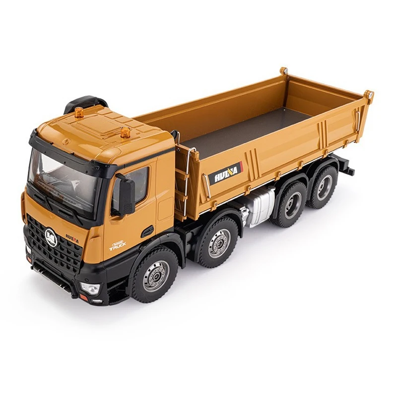Huina New 1536 1/14 RC 12CH Alloy Electric 8-Wheel Heavy duty Construction Vehicle Remote Controlled Car Model Adult Boy Toy 6