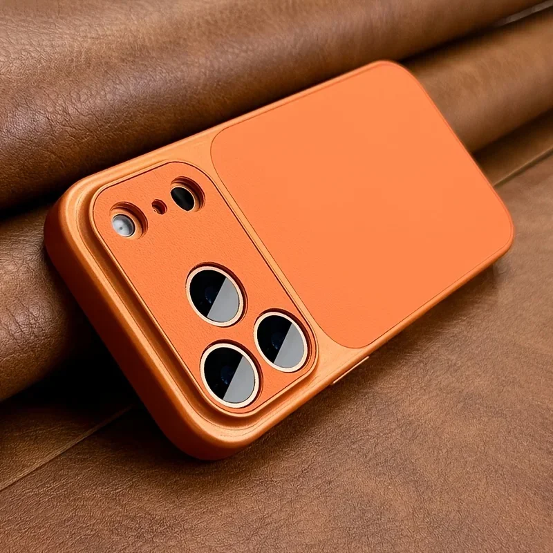 ตัวเลือกสินค้า เคส iPhone สไตล์เรโทร สีส้มสดใส ปกป้องสมบูรณ์แบบ