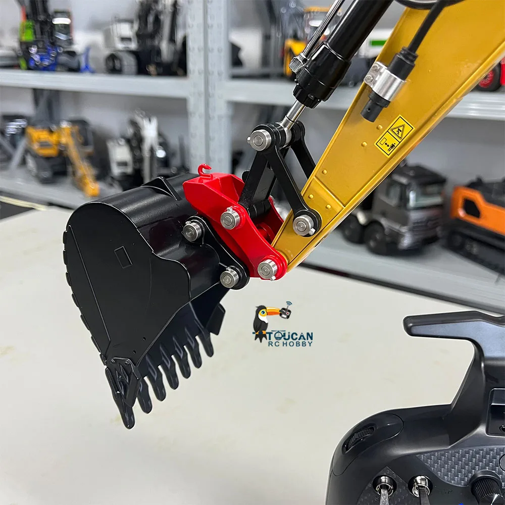 Kabolite K961 1/18 HUINA RC K336GC Metal Hydraulic Excavator Model Car Battery Radio Toys Digger Toucan Ripper Hammer Toy Model 2