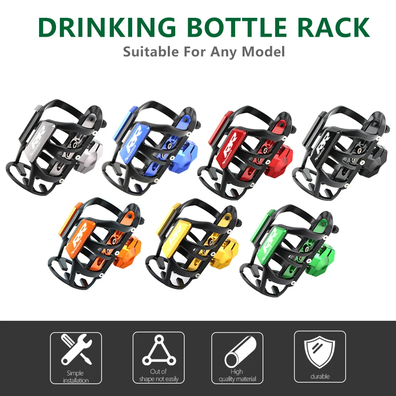 Motorcycle for S1000R S1000RR Water Bottle Holder CNC Aluminum Motorbike Beverage Cage Bracket Drinking Bottle Rack Accessories for benelli bj250 15a bj300 bj600gs motorcycle accessories cnc aluminum motorbike brake fluid reservoir tank cap oil cover