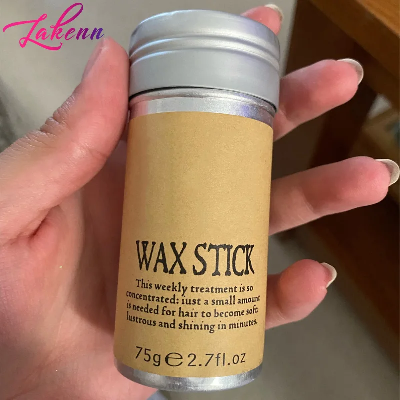 Hair Wax Stick 1Pcs Smooth Wigs Hair Styling Wax Stick Non-Greasy Pomade Baby Flyaways Edge Frizz