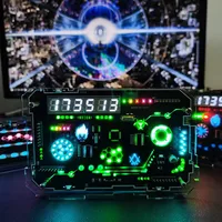 Doomsday Light Clock Ambient Light RGB Gaming Clock Light Pollution Desktop Clock 1