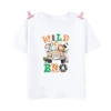 Wild One Animal Printed Family Matching Shirt Jungle Party Dad Mom Sis Bro Kids Look Outfit T-shirt Birthday Family Clothes Tops 6