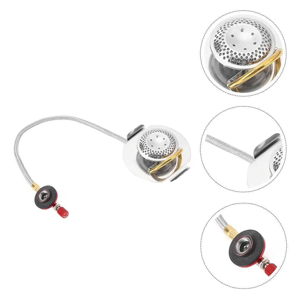 

Stove Portable Cookers Picnic Burner Gas Bottle Adapter Camping Transfer Nozzle