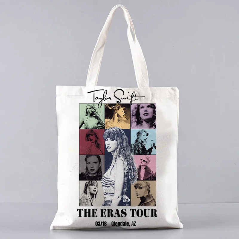 Taylor Swift Eras Canvas Tote Bag