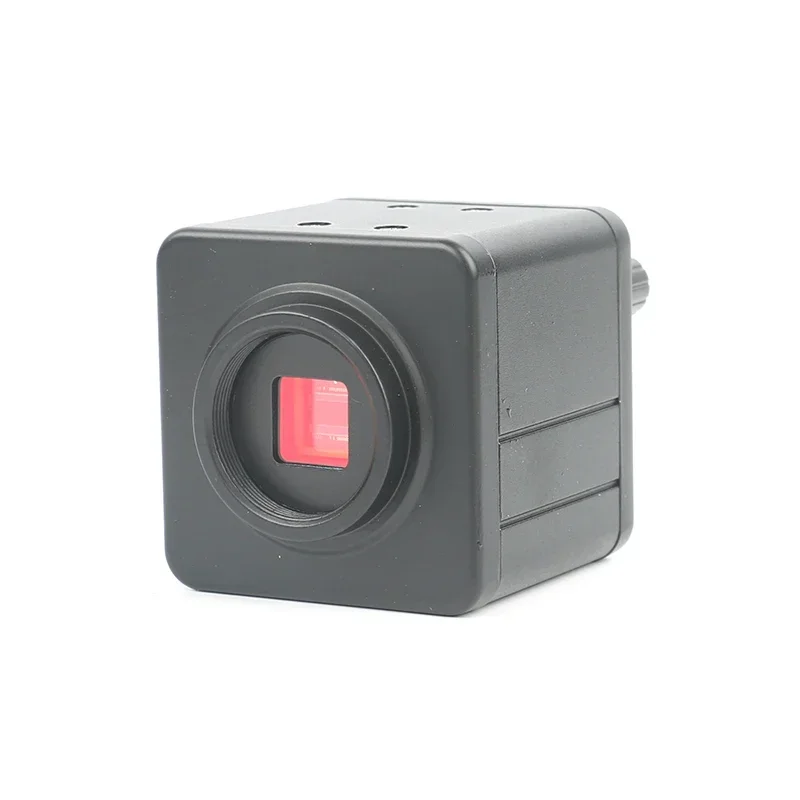 1080P 산업용 비디오 현미경 카메라 VGA 전자 디지털 + C 마운트 렌즈 + 조정 가능한 LED 조명 100X 전화 PCB 납땜