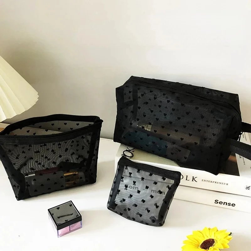 Cosmetic Bag Makeup Organizer Toiletry Bag Women Lipstick Key Coin Purse Pouch