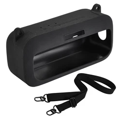 Shockproof Silicone Speaker Cover Case (Black)