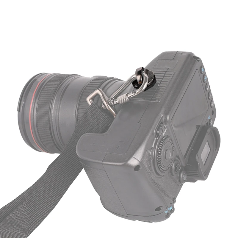 DSLR 카메라용 나사 어댑터 및 연결 후크, 빠른 슬링용 스트랩, 어깨 목 벨트, 카메라 액세서리, 1/4 인치
