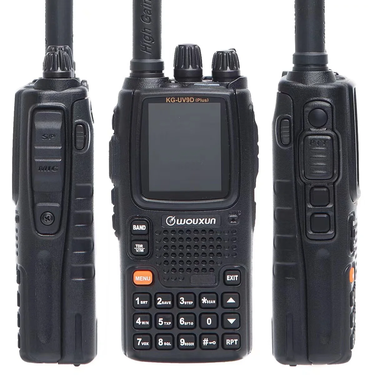 

Wouxun Original KG-UV9D Plus vhf uhf Multi-functional Ham Radio Communciator DTMF 2 Way Raido 7 bands Walkie Talkie Station for