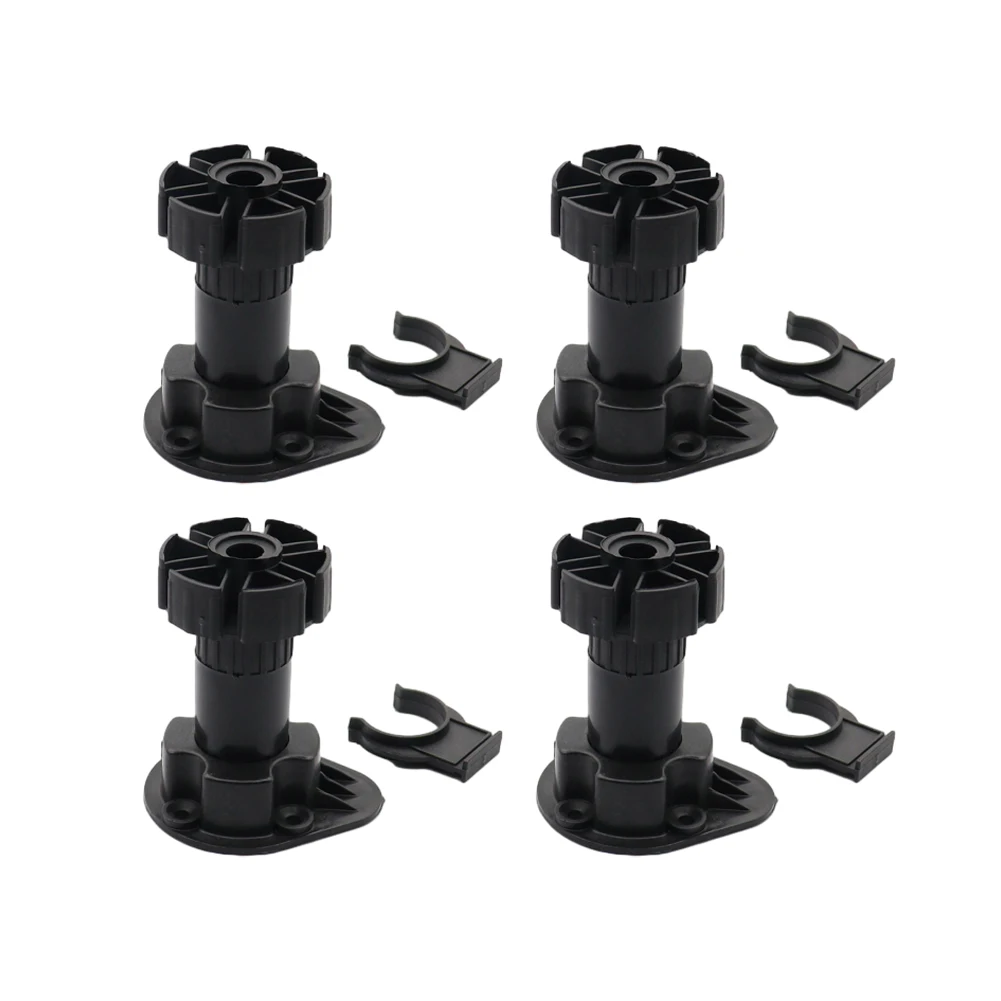 

4pcs Adjustable Furniture Feet Stand 80mm 100mm 120mm For Cabinet Table Sofa Bottom Load Bearing Bracket Hardware Accessories