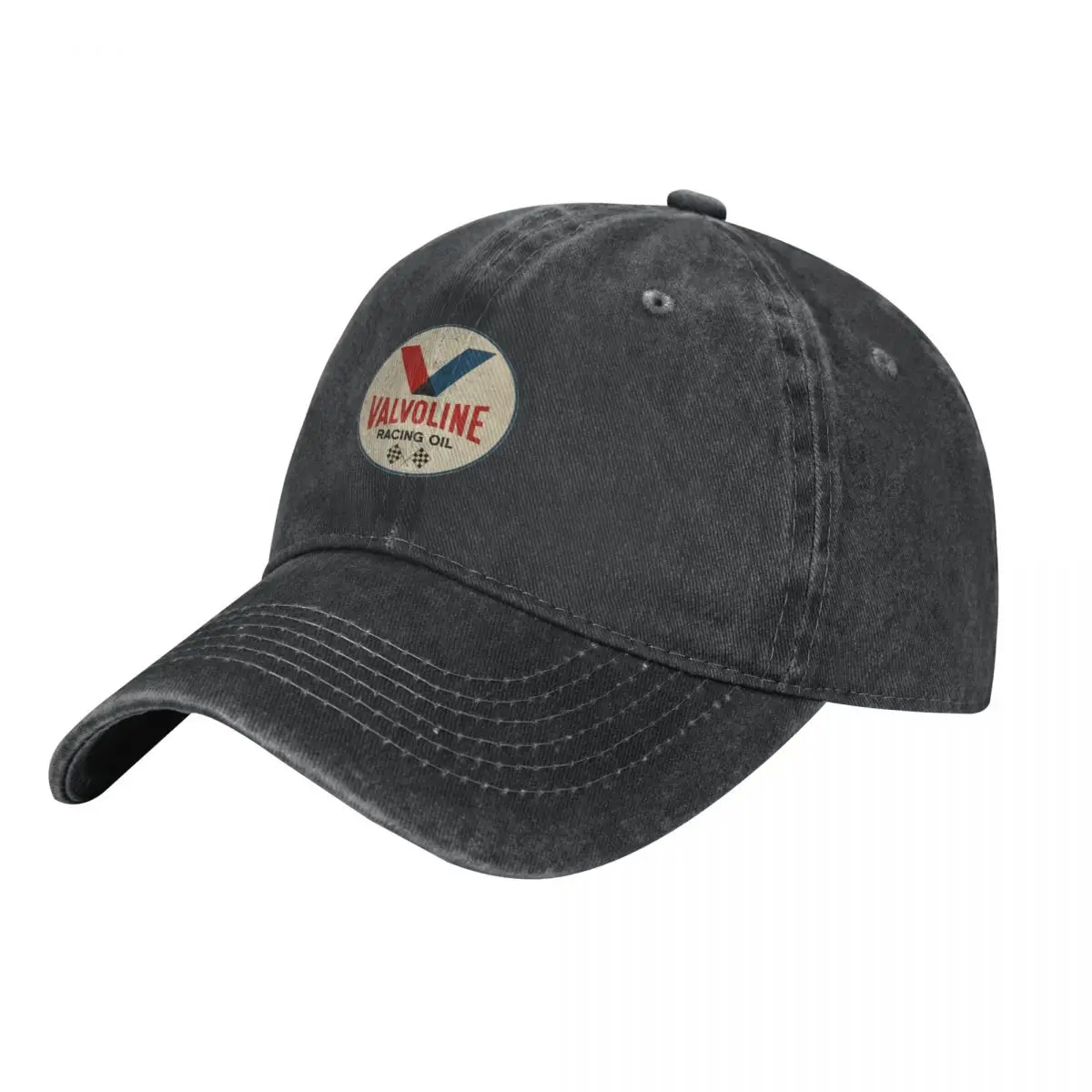 Valvoline Racing Sign Cappello Da Cowboy Beach Outing Fluffy Hat Luxury Woman Uomo