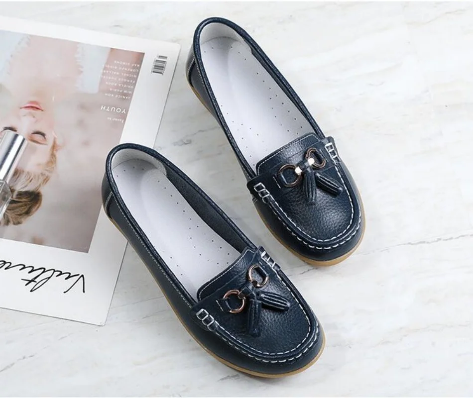 

Туфли женские без шнуровки, балетки, Мокасины, повседневная обувь