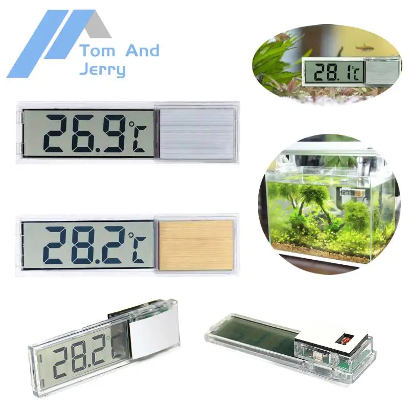 LCD Digital Temperature Fish Tank Temp Meter Aquarium Thermometer  Submersible Water Temperature Meter Tank Temperature Tester