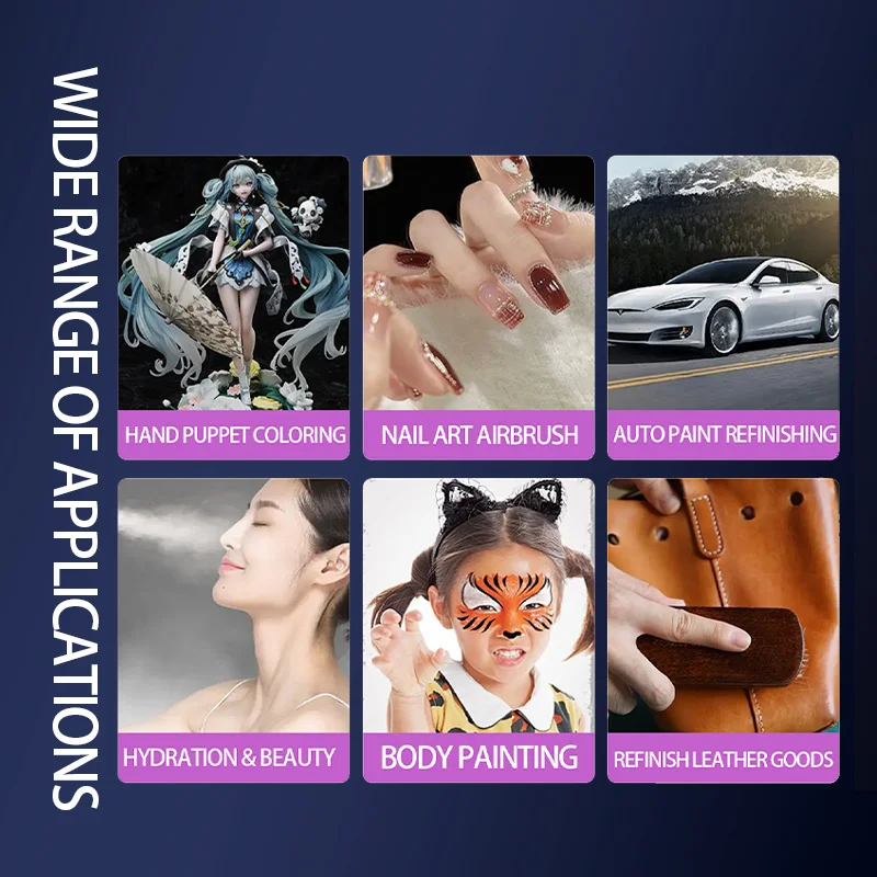 Airbrush gun electric spray tattoo airbrush model figures coloring acrylic paint spray paint gun nail