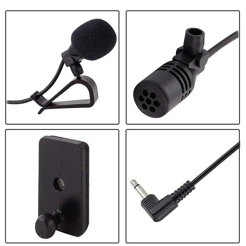 For Pioneer Stereo Radio Receiver CD-VM1 4.5V External Microphone 2.5mm Connector Plug Directional For PC Auto