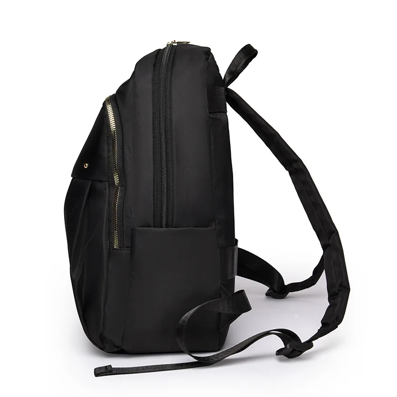 Ladies' fashionable backpack, suitable for daily commuting, casual fashion, adjustable shoulder straps, black, travel backpack
