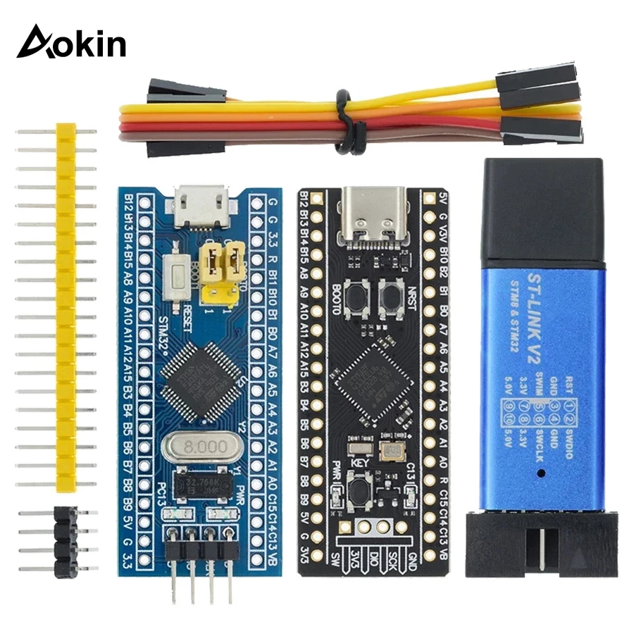 St-Link V2 Simulator Download Programmer Original Muslimay Arm Stm32 Scheda Di Sviluppo Del Sistema Minimo Stm32F401 Stm32F411