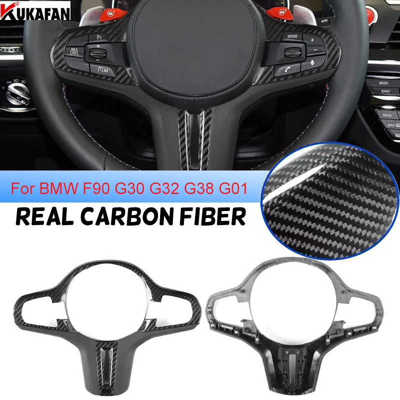 

For BMW M3 M4 G87 G80 G82 G83 F40 G42 G20 G28 G22 G23 G26 G29 17-24 Steering Wheel Panel Decoration Cover Trim Car Accessories