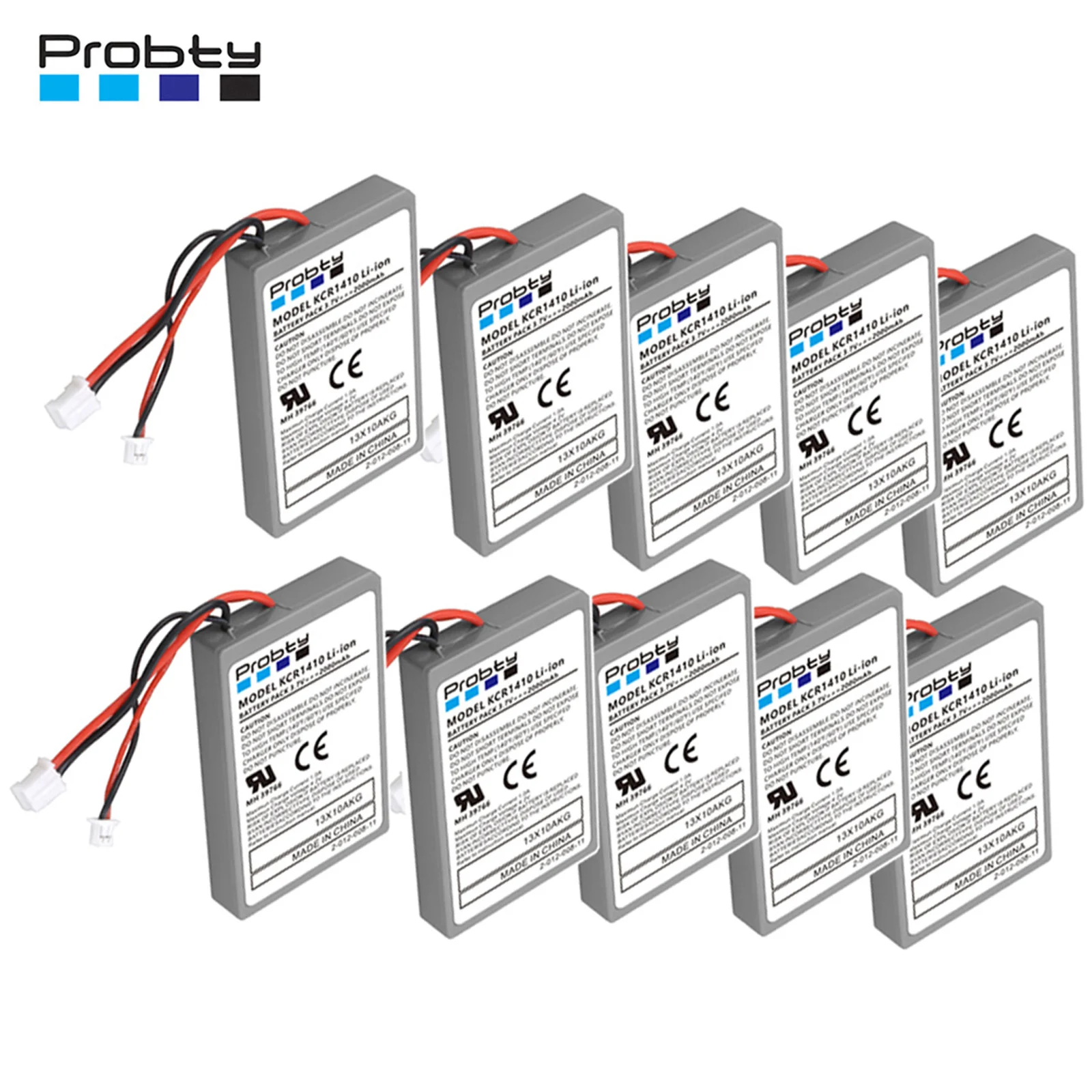 10 Pz 2000Mah Per Sony Ps4,Ps4 Pro/Slim Gamepad Controller Wireless Cuh-Zct1E Cuh-Zct1U Cuh-Zct2 O Cuh-Zct2U Sostituire La Batteria