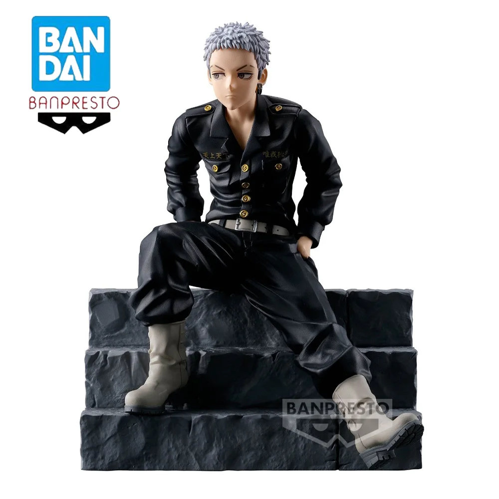 

Оригинальная фигурка Bandai Banpresto, Токийский ревентур, Mitsuya Takashi, фигурка из аниме, положение сидения, новая модель, ПВХ в коробке