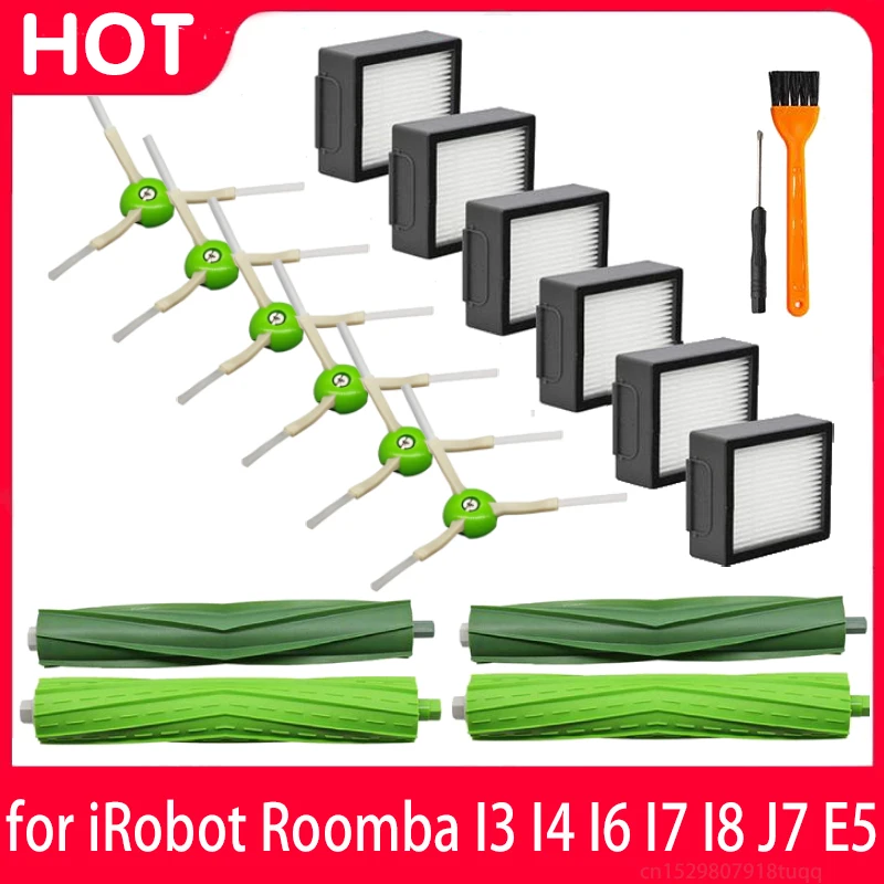 Accessorio di ricambio per spazzole per iRobot serie I, E e J, accessori per spazzole per Accessorio di ricambio per spazzole per iRobot serie I, E e J, accessori per spazzole per