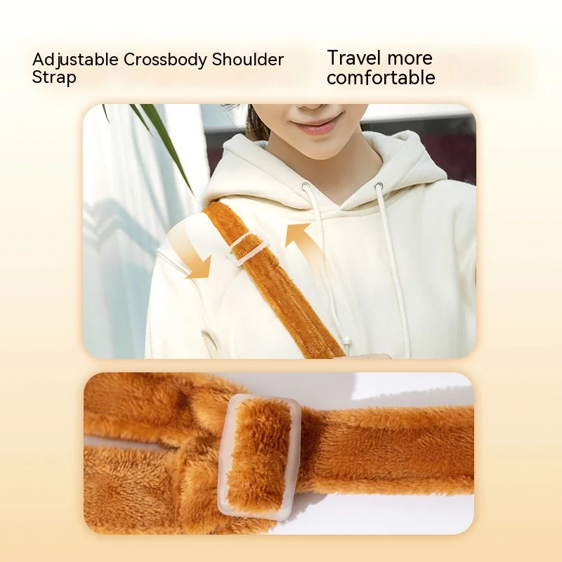 Pet Carrier Bag Pet Bag Shoulder Bag Dog Bag Autumn and Winter Portable Outing Warm Windproof Bear Cute Shoulder Cat Pet Crossbody