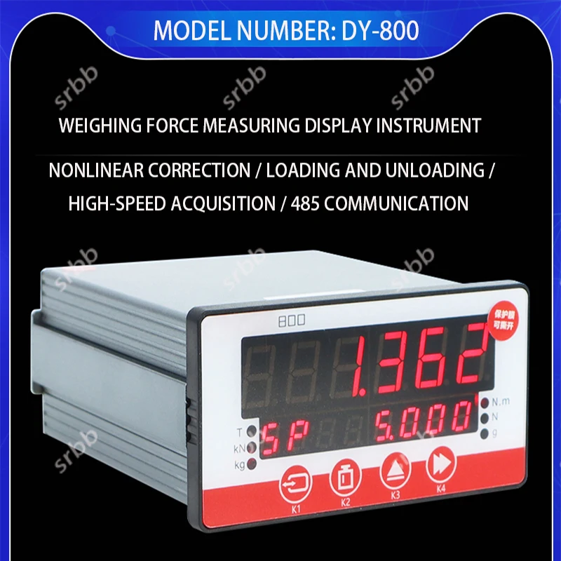 

Free Freight Weighing Display Force Meter Quantitative Increase Or Decrease Controller 485 Communication Ingredients