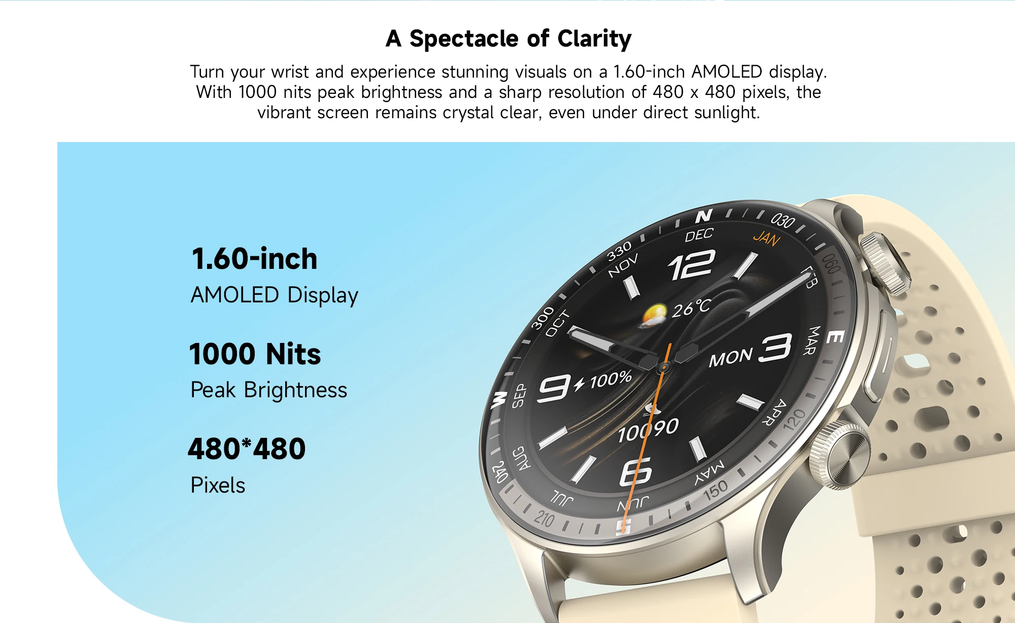 IMIKI HOLO 2 Pro GPS Calling Smart Watch description image 2