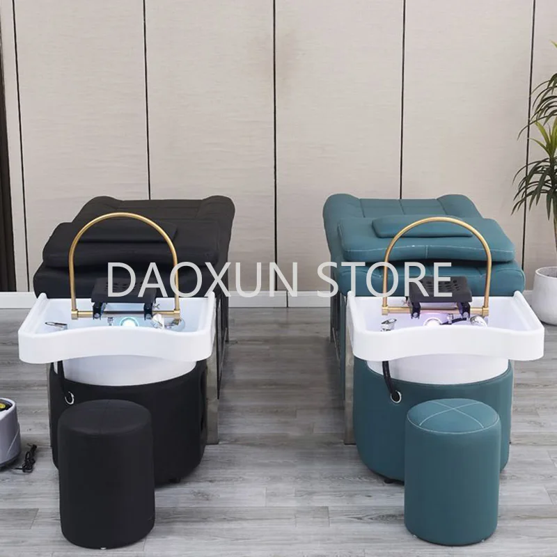 Hair Washing Thai Spa Bed Therapy Comfort Lounge Water Circulation Shampoo Chair Salon Silla Peluqueria Salon Furniture MQ50SC