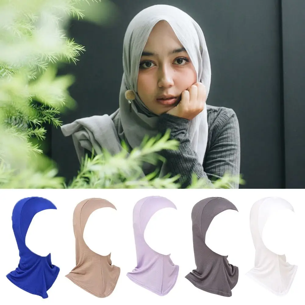 

Women Shawl Wrap Neck Head Headscarf Islamic Cap Hijab Hat Muslim Turban