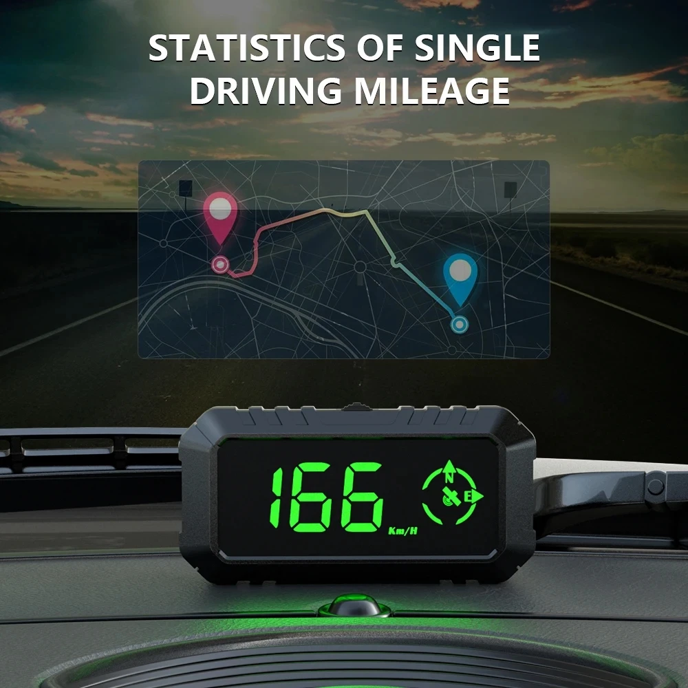 Geyiren G7 HUD GPS  ӵ, ڵ  ÷,  溸 ,   , ū Ʈ km/h ڵ ׼