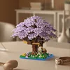 1100Pcs Small Particle Building Blocks Cherry Blossom Tree Series Puzzle Assembly Toys Child Holiday Gifts Compatible with LEGO 3