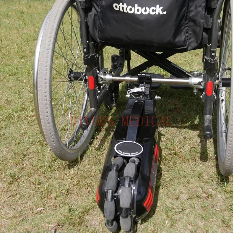 8Inches N/W 8KG Body Disabled Portable Lightweight Wheelchair Attachment Electric Power Booster 6