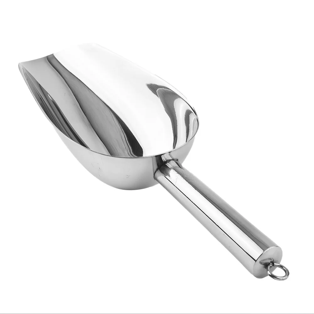 1&times; Shovel Candy Ice Cube Silver/Gold Flour Colorful Spoon Stainless Steel Scoops et Tool Kitchen Accessories