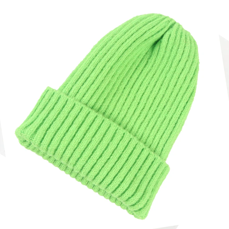 2022 új kalapok nőknek, férfiaknak, kötött, egyszínű karóra lányoknak, koponyás sapkák, női meleg téli sapka alkalmi sapka_voghion.com