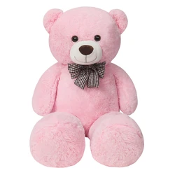 Giant 105cm Soft Teddy Bear Plush Toy - Super Big Hugging Pillow Animal Cushion Birthday Gift - 105cm (Pink)