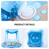 Baby Swimming Rings Inflatable Water Play Games Seat Float Boat Child Swim Ring Accessories Water Fun Pool Toys bounce house 5