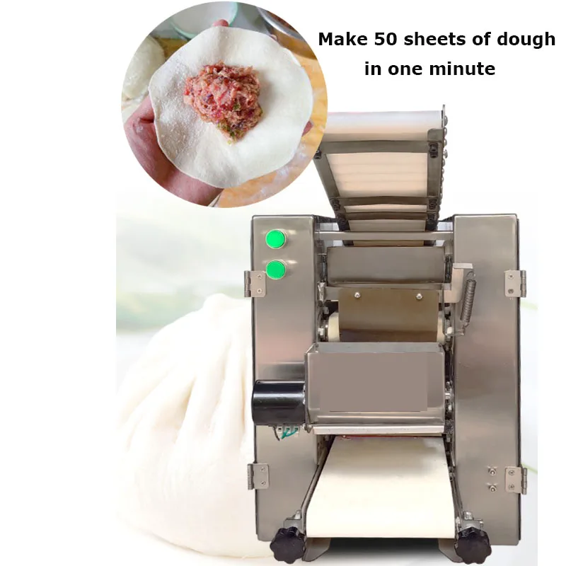 Pressing Flour Machine Commercial Stainless Steel Fully Automatic Imitation Manual Rolling Equipments Dumpling Baozi Skin Maker